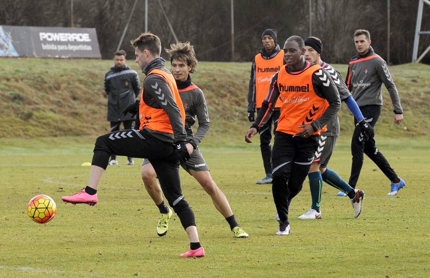 Entrenamiento navideño del Real Valladolid