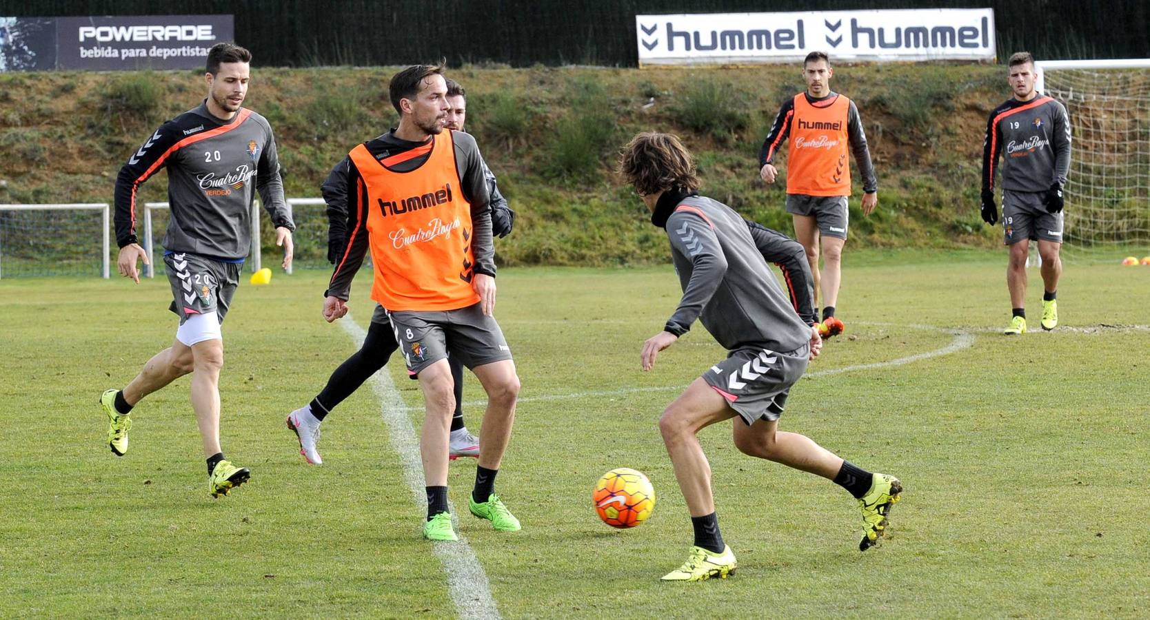 Entrenamiento navideño del Real Valladolid