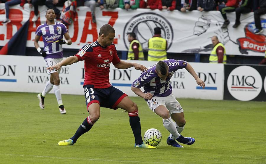 El Real Valladolid cae en su visita a Pamplona