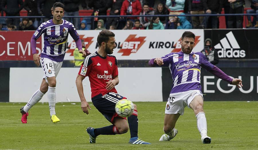 El Real Valladolid cae en su visita a Pamplona