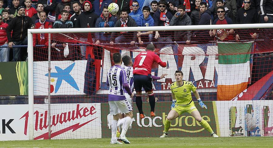 El Real Valladolid cae en su visita a Pamplona