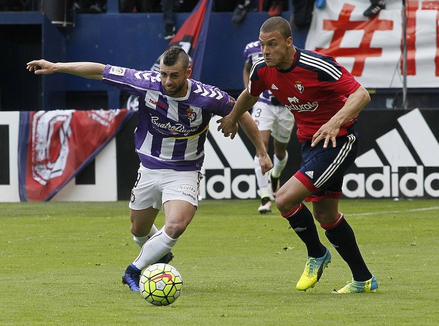 El Real Valladolid cae en su visita a Pamplona