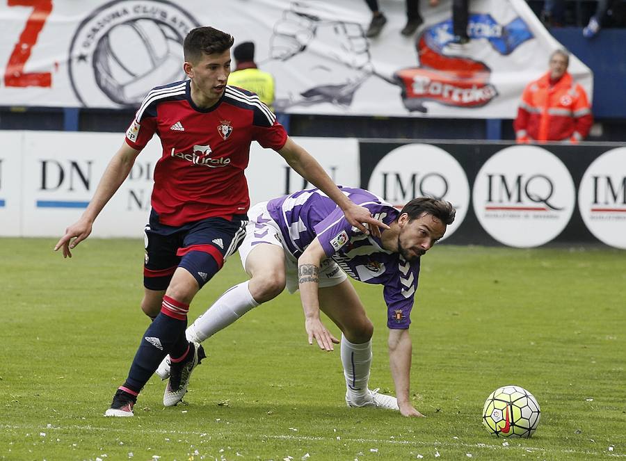 El Real Valladolid cae en su visita a Pamplona