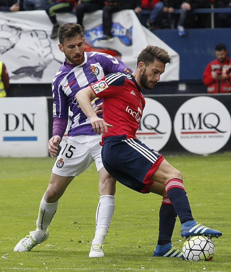 El Real Valladolid cae en su visita a Pamplona