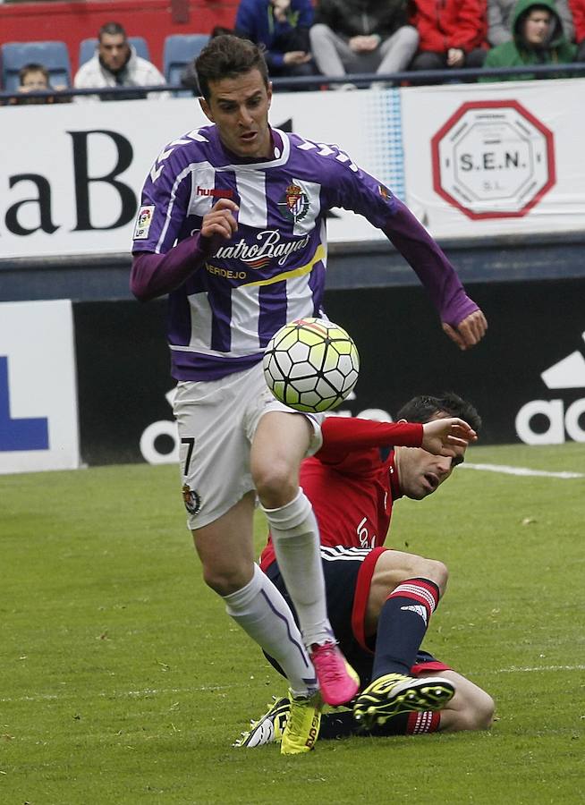 El Real Valladolid cae en su visita a Pamplona