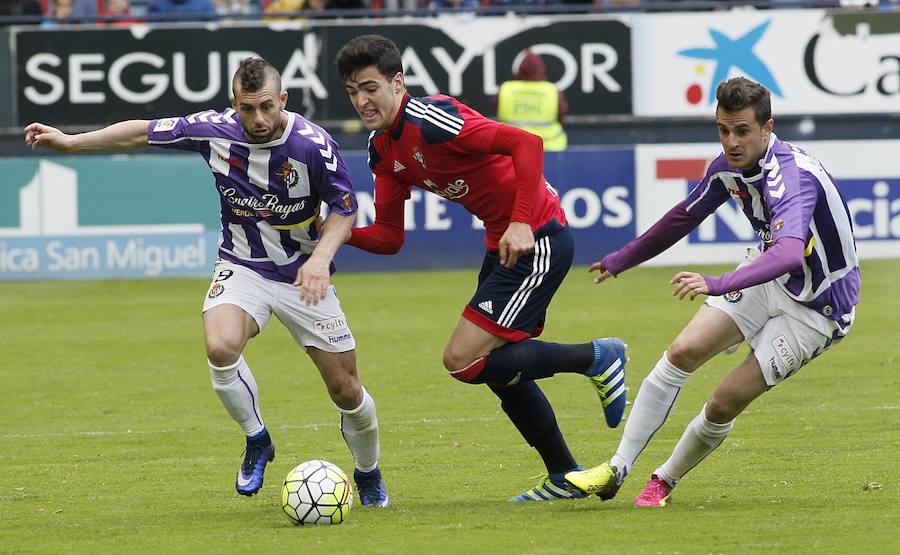 El Real Valladolid cae en su visita a Pamplona