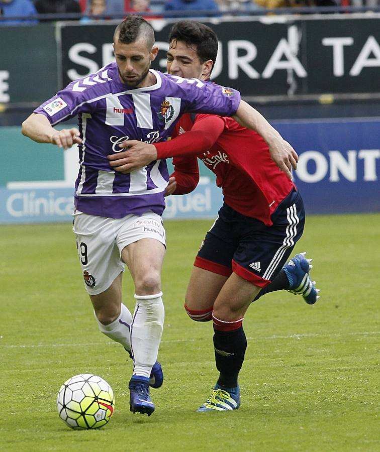 El Real Valladolid cae en su visita a Pamplona