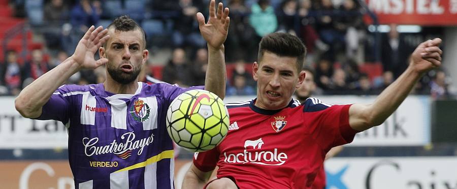 El Real Valladolid cae en su visita a Pamplona