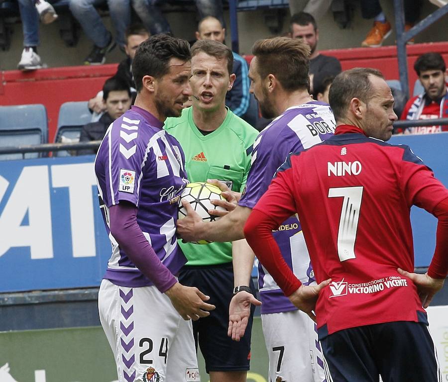 El Real Valladolid cae en su visita a Pamplona