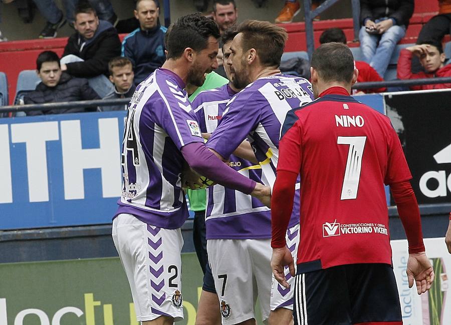 El Real Valladolid cae en su visita a Pamplona