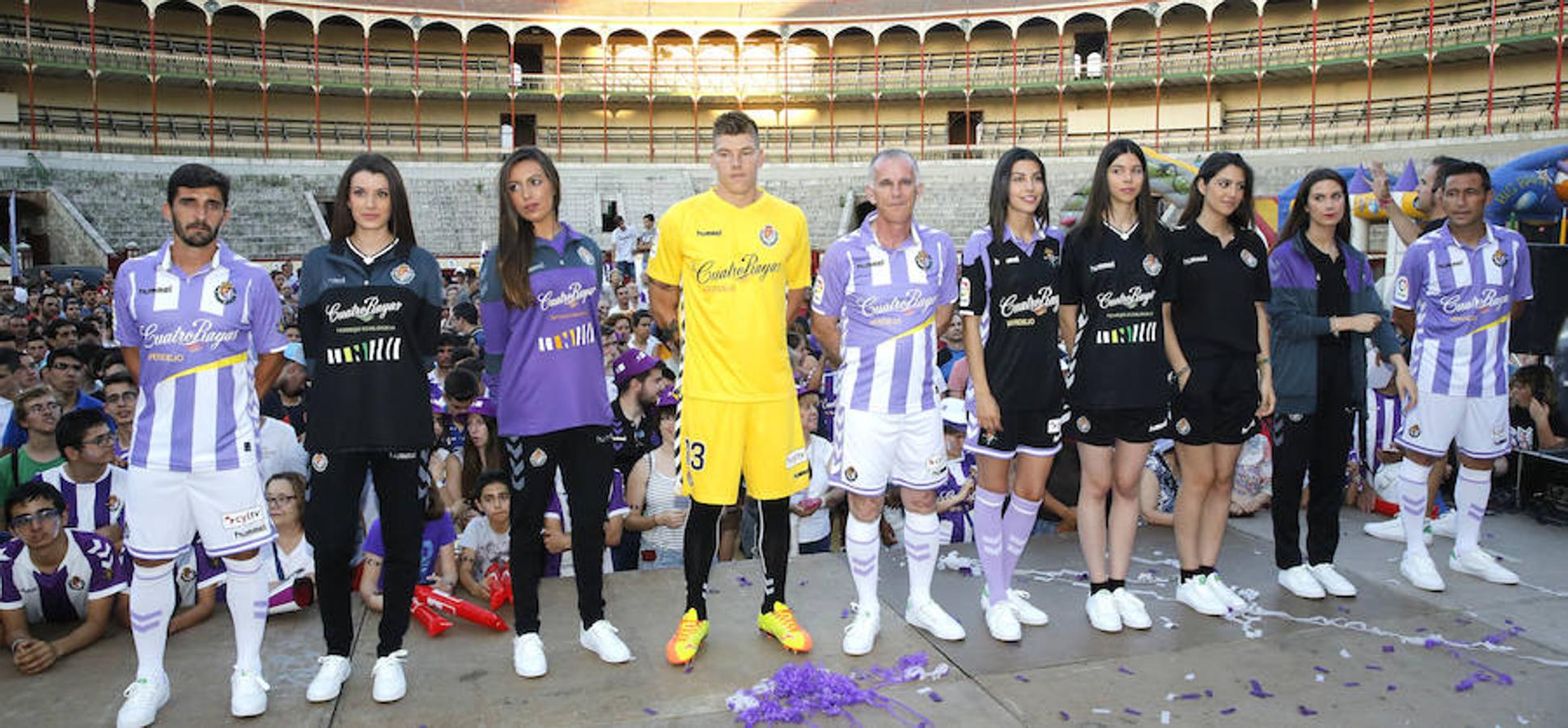 El Real Valladolid presenta sus nuevas equipaciones