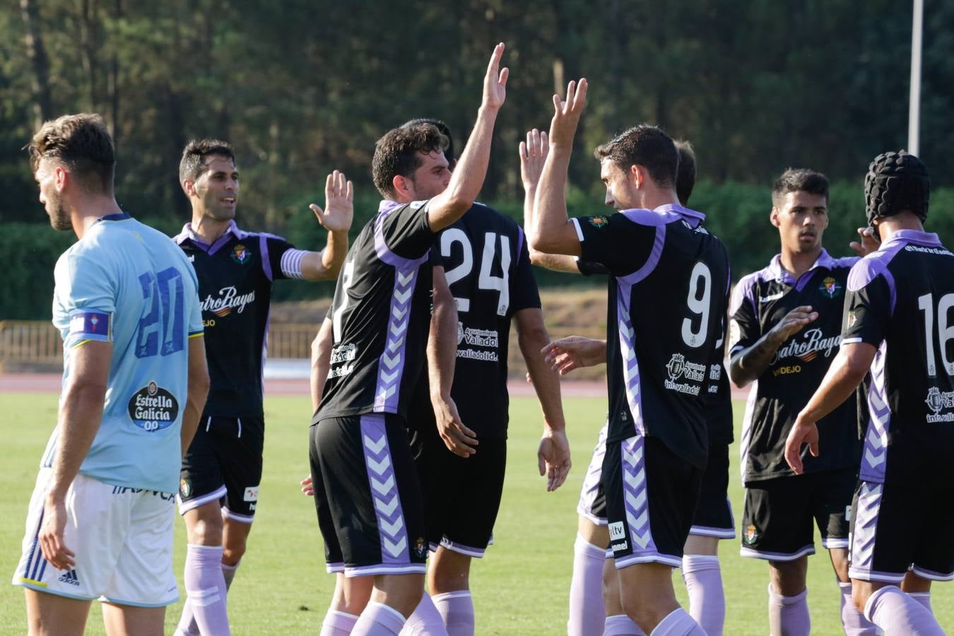 El Real Valladolid pierde ante el Celta en su primer amistoso en Melgaço