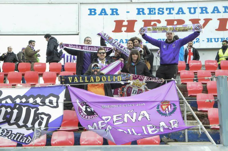 Partido del Huesca contra el Real Valladolid en El Alcoraz