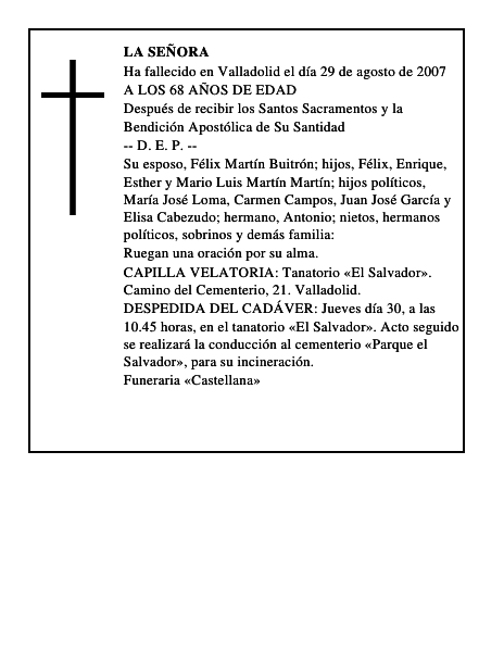 DO NTILDE A MAR IACUTE A LUISAMART IACUTE N GONZ AACUTE LEZ
