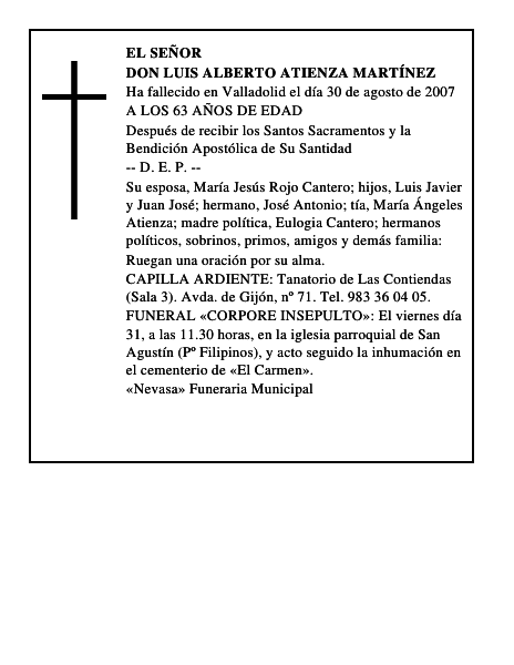 DON LUIS ALBERTO ATIENZA MARTÍNEZ