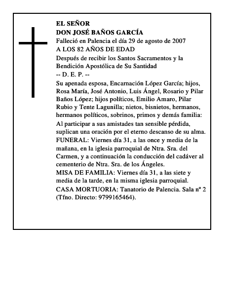 DON JOSÉ BAÑOS GARCÍA