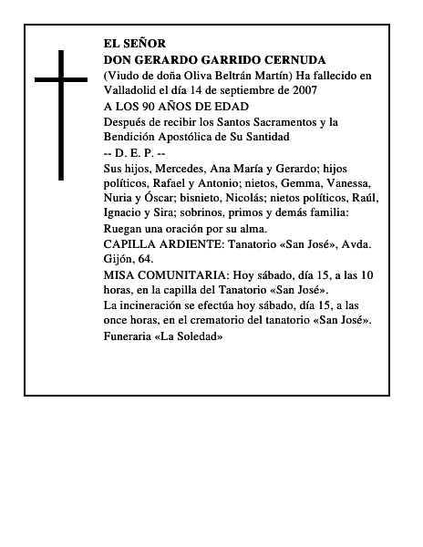 DON GERARDO GARRIDO CERNUDA