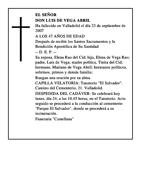 DON LUIS DE VEGA ABRIL