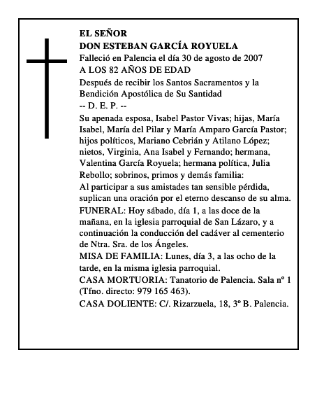 DON ESTEBAN GARCÍA ROYUELA