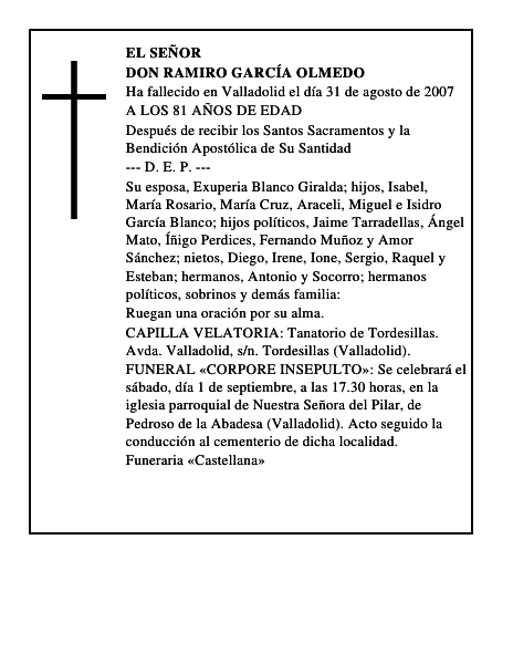 DON RAMIRO GARCÍA OLMEDO