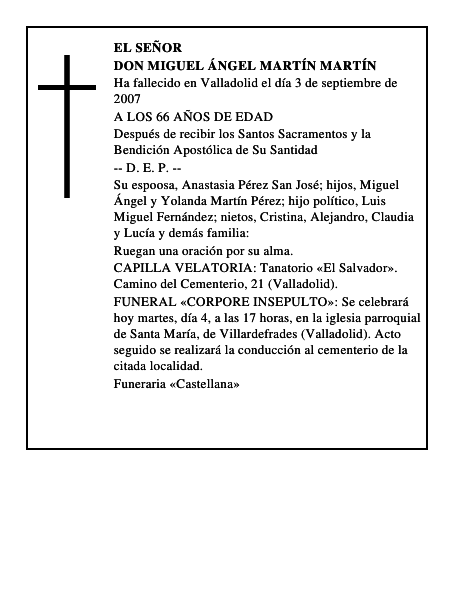 DON MIGUEL ÁNGEL MARTÍN MARTÍN