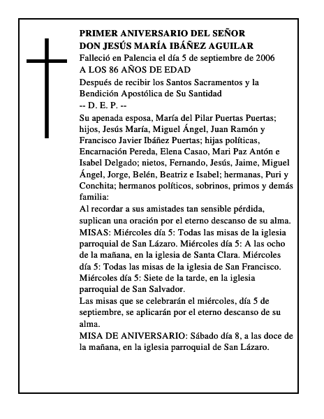 DON JESÚS MARÍA IBÁÑEZ AGUILAR