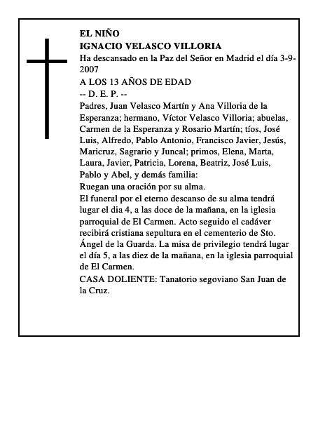 IGNACIO VELASCO VILLORIA