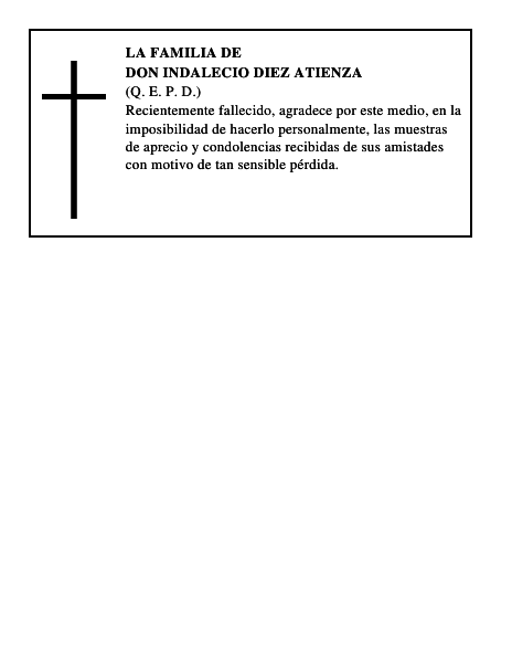 DON INDALECIO DIEZ ATIENZA
