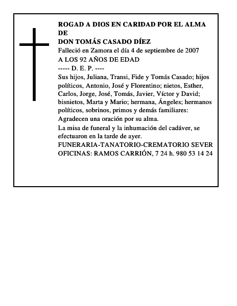 DON TOMÁS CASADO DÍEZ