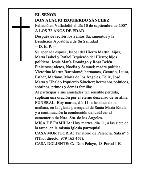DON ACACIO IZQUIERDO SÁNCHEZ