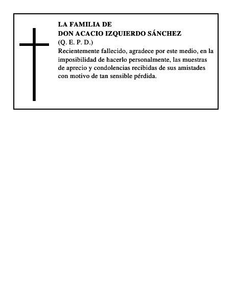 DON ACACIO IZQUIERDO SÁNCHEZ