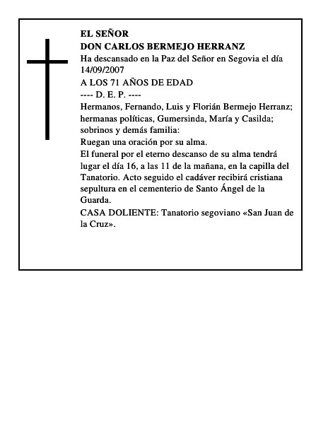 DON CARLOS BERMEJO HERRANZ
