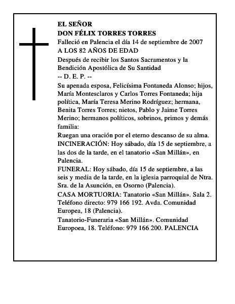 DON FÉLIX TORRES TORRES