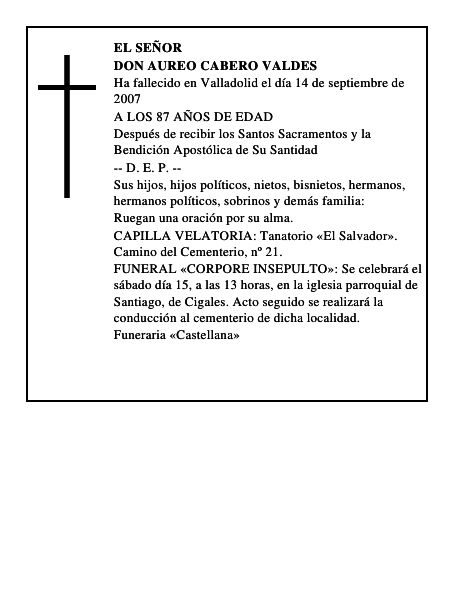 DON AUREO CABERO VALDES