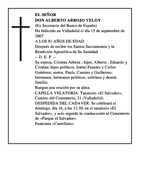 DON ALBERTO ARROJO VELOY