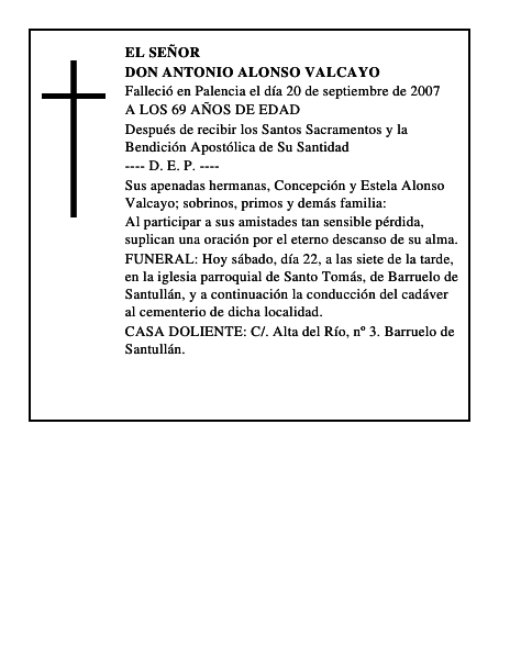 DON ANTONIO ALONSO VALCAYO