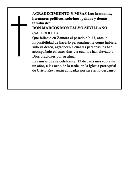 DON MARCOS MONTALVO SEVILLANO
