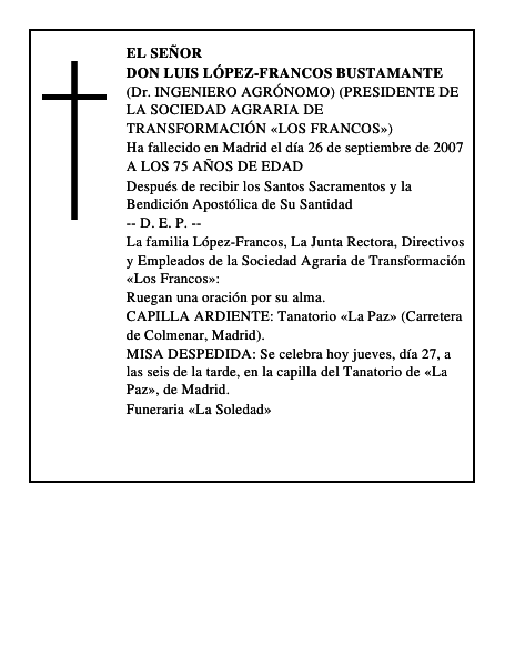 DON LUIS LÓPEZ-FRANCOS BUSTAMANTE