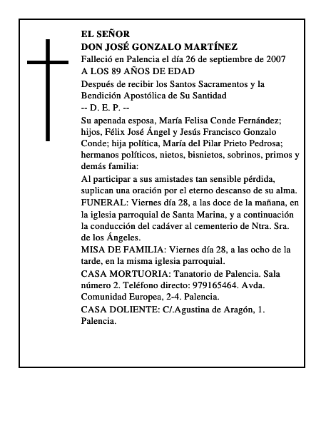 DON JOSÉ GONZALO MARTÍNEZ