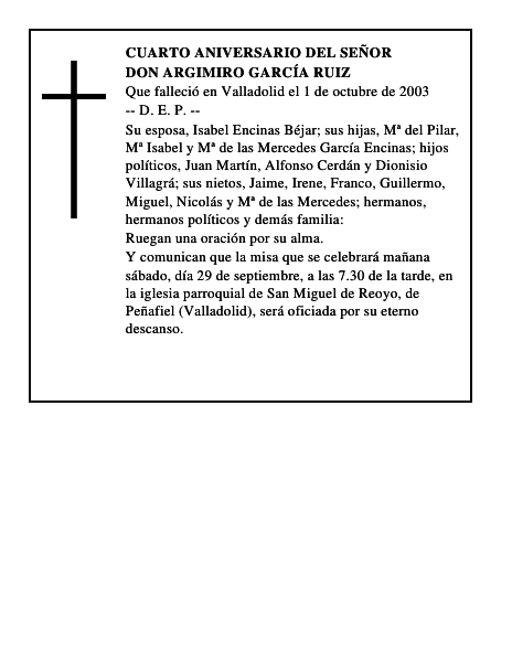 DON ARGIMIRO GARCÍA RUIZ