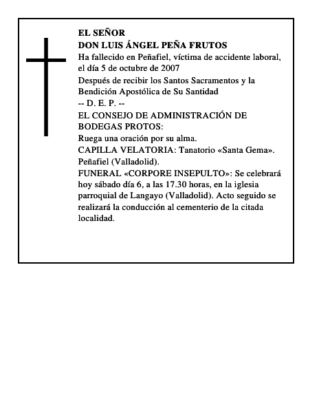 DON LUIS ÁNGEL PEÑA FRUTOS