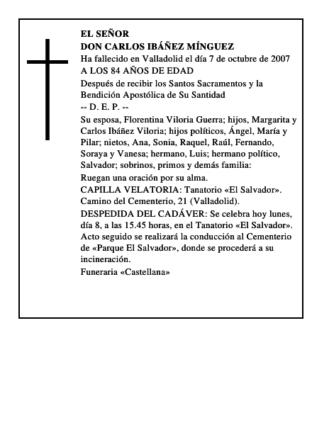 DON CARLOS IBÁÑEZ MÍNGUEZ