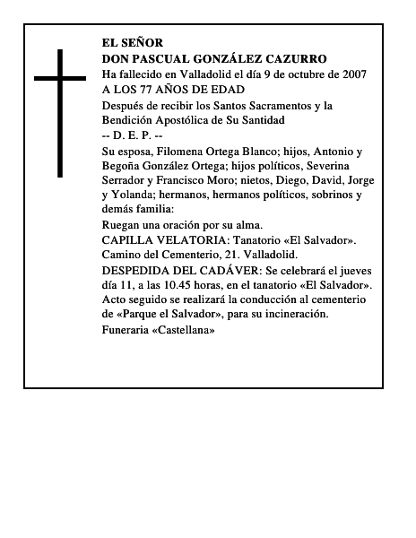DON PASCUAL GONZÁLEZ CAZURRO