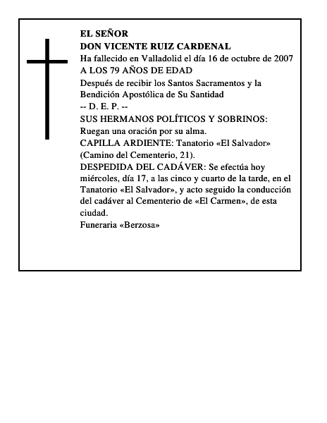 DON VICENTE RUIZ CARDENAL