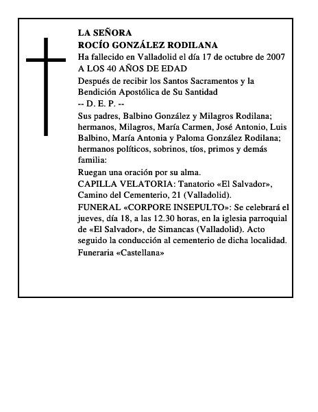ROCÍO GONZÁLEZ RODILANA