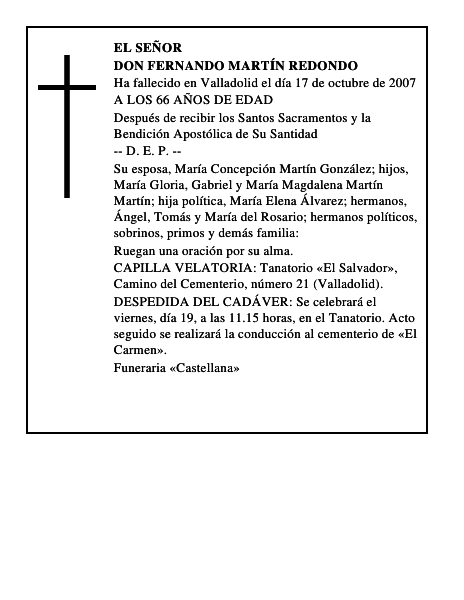 DON FERNANDO MARTÍN REDONDO