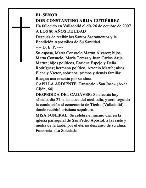 DON CONSTANTINO ARIJA GUTIÉRREZ