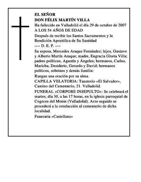 DON FÉLIX MARTÍN VILLA
