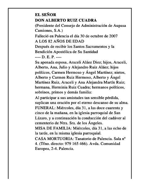 DON ALBERTO RUIZ CUADRA
