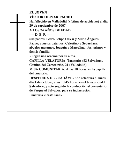 VÍCTOR OLIVAR PACHO